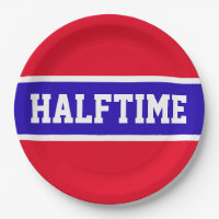 HALFTIME Sportieve Helder Rood Wit Marine Blauwe S