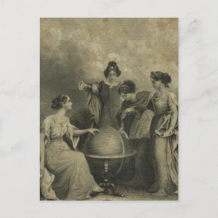 Halftitel Colton's atlas van de wereld Briefkaart