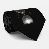 Halftone Hourglass Sand Timer Stropdas (Opgerold)