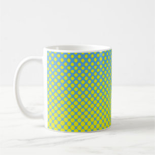 Halftone illustratie pop, kunst, patroon, strip, g koffiemok