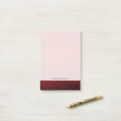 Halftone patroonachtergrond post-it® notes (Op bureau)