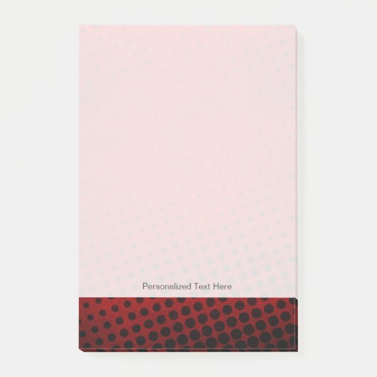 Halftone patroonachtergrond post-it® notes (Voorkant)