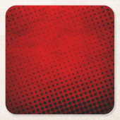 Halftone patroonachtergrond vierkante kartonnen onderzetter (Voorkant)