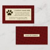 halftone pet pap visitekaartje (Voorkant / Achterkant)