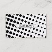 halftone piano visitekaartje (Achterkant)