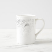 Halftone Polka Dot Bone China Mok (Rechts)