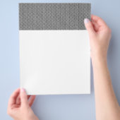 Halftone raster - Zwart Flyer (Hand)