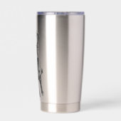 Halftone sky arc geïsoleerde drinkbeker (Achterkant)