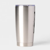 Halftone sky arc geïsoleerde drinkbeker (Voorkant)