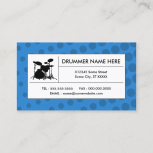 halftone trommels visitekaartje