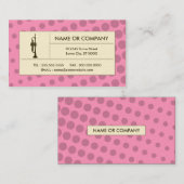 halftone trompet visitekaartje (Voorkant / Achterkant)