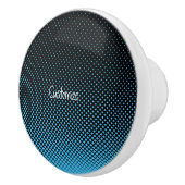 Halftone Vector Diamond Pattern Thunder_Cove Keramische Knop (Rechts)