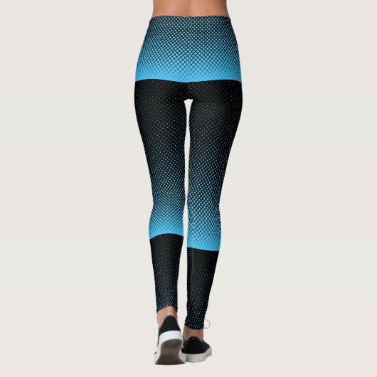 Halftone Vector Diamond Pattern Thunder_Cove Leggings (Achterkant)