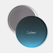 Halftone Vector Diamond Pattern Thunder_Cove Magneet (Voorkant / Achterkant)