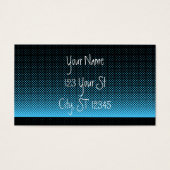 Halftone Vector Diamond Pattern Thunder_Cove Visitekaartje (Voorkant)