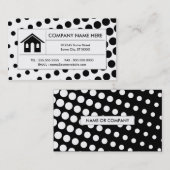 halftone visitekaartje (Voorkant / Achterkant)