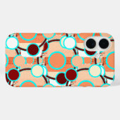 Halftoon Geometrisch Patroon Case-Mate iPhone Case (Achterkant (horizontaal))