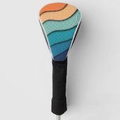 Halftoonsnijeffect Golfheadcover (Voorkant)