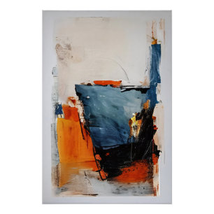 Halfvolle Glas - Abstracte Metafoor Perfect Poster