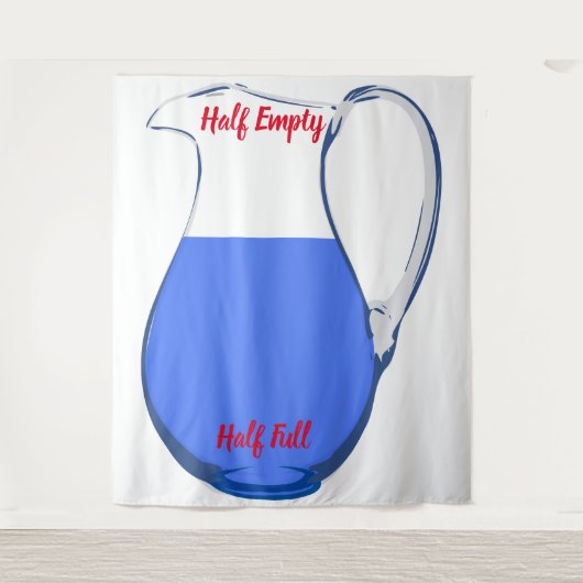 Halfvolle halflege wandtapijt wandkleed (Voorkant)