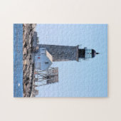 Halfway Rock Lighthouse, Maine Jigzaag Puzzle Legpuzzel (Horizontaal)