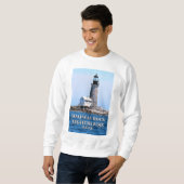Halfway Rock Lighthouse, Maine Sweatshirt (Devant entier)