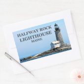 Halfway Rock Lighthouse, Stickers Maine (Enveloppe)