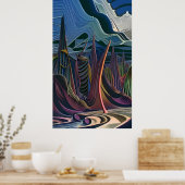 Halfway to an Abstract Futurism Poster (Keuken)