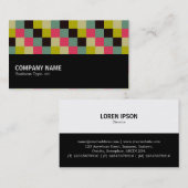 Halfweg - Kleurenvierkantjes 06 Visitekaartje (Voorkant / Achterkant)