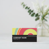 Halfweg V2 018 - Colorful Circle 01 Visitekaartje (Staand voorkant)