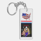 Halfwissel / lethernecks sleutelhanger (Voorkant Links)