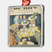 Halfzussen Metalen Ornament (Links)