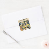 Halfzussen Vierkante Sticker (Envelop)