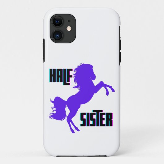 Halfzuster Paarse Pony Case-Mate iPhone Case (Achterkant)