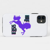 Halfzuster Paarse Pony Case-Mate iPhone Case (Achterkant (horizontaal))