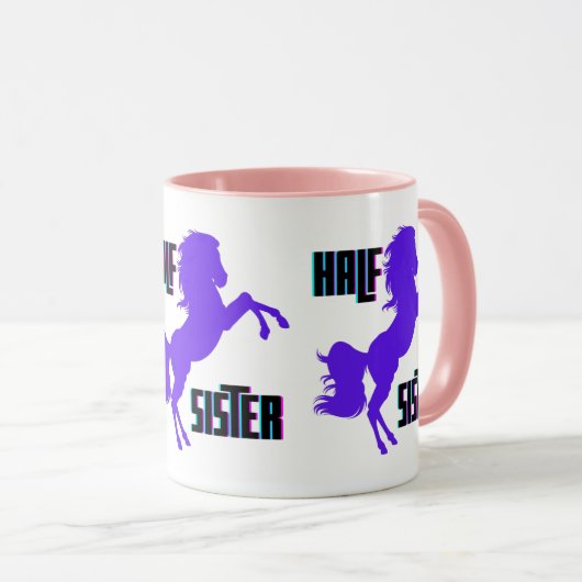 Halfzuster Paarse Pony Mok (Voorkant rechts)