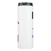 Halfzuster Paarse Pony Thermosbeker (Achterkant)