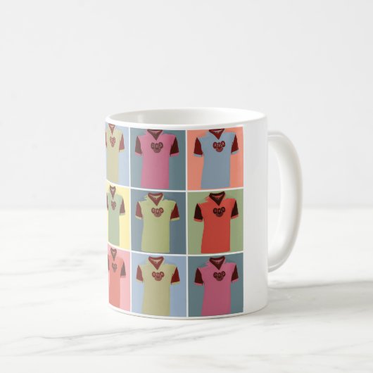 Halfzware Man - Dukla Prague Away Kit Mok (Voorkant rechts)