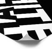 Halfzwart of half wit? poster (Hoek)