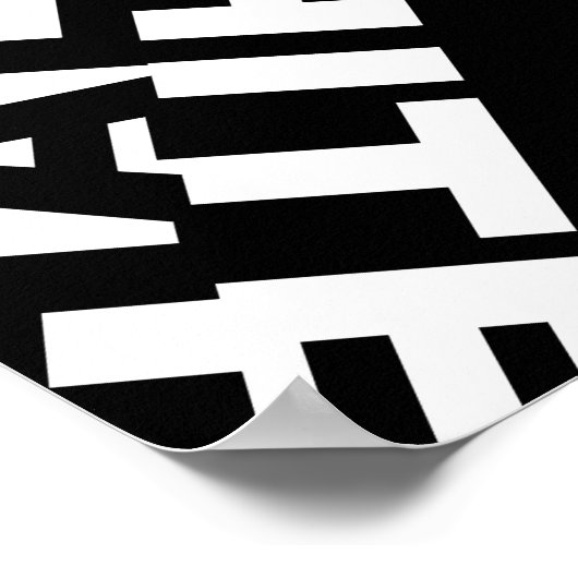 Halfzwart of half wit? poster (Hoek)