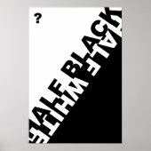 Halfzwart of half wit? poster (Voorkant)