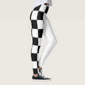 Halfzwarte en witte leggings (Rechts)