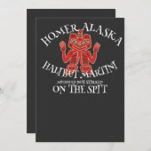 HALIBUT MARTINI MUDDLED NIET STIRRED KAART (Voorkant / Achterkant)