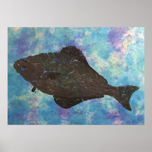 Halibut - Poster 28" x 20" (Devant)