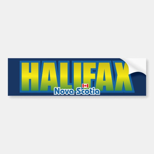 Halifax Bumper Bumpersticker (Voorkant)