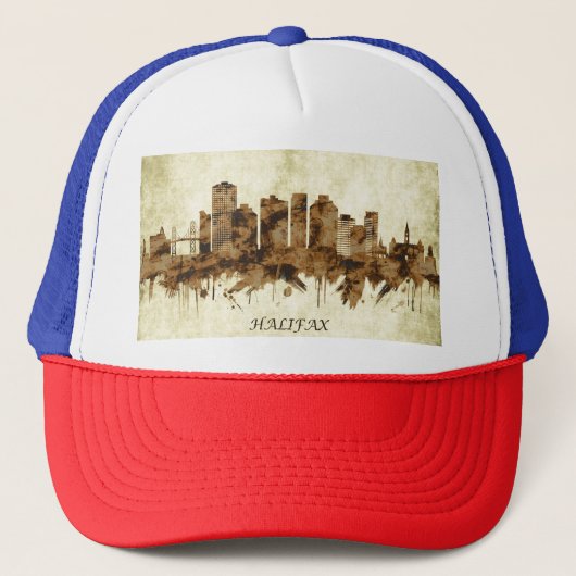 Halifax Canada Cityscape Trucker Pet (Voorkant)