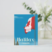 Halifax Canada Reisposter Briefkaart (Staand voorkant)