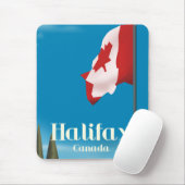 Halifax Canada Reisposter Muismat (Met muis)