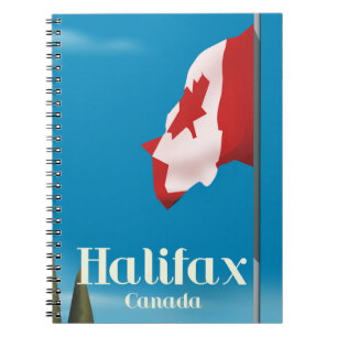Halifax Canada Reisposter Notitieboek