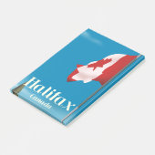 Halifax Canada Reisposter Post-it® Notes (Schuin)